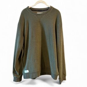 REI Co-Op Sweater Men's Outdoors Fleece Hiking Casual Olive Green Size Large